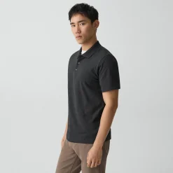 Bron Polo Shirt in Cosmos Slub Cotton