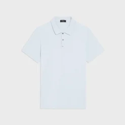 Bron Polo Shirt in Cosmos Slub Cotton