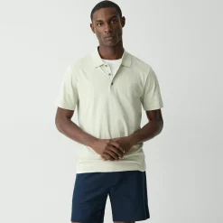 Bron Polo Shirt in Cosmos Slub Cotton
