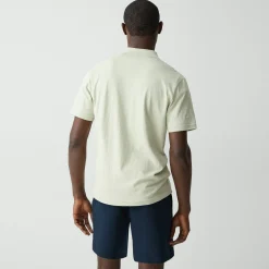 Bron Polo Shirt in Cosmos Slub Cotton