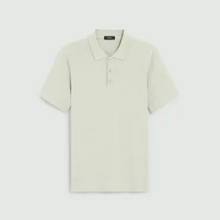 Bron Polo Shirt in Cosmos Slub Cotton
