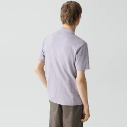 Bron Polo Shirt in Cosmos Slub Cotton