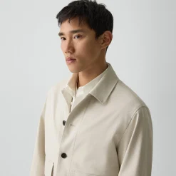 Button-Up Jacket in Moonsoft Cotton