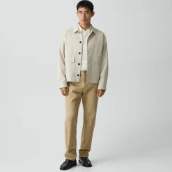 Button-Up Jacket in Moonsoft Cotton