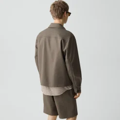 Button-Up Jacket in Moonsoft Cotton