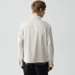 Button-Up Jacket in Moonsoft Cotton