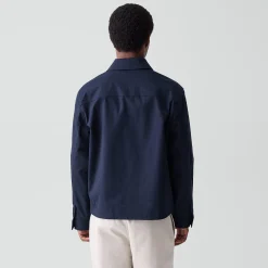 Button-Up Jacket in Moonsoft Cotton