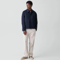 Button-Up Jacket in Moonsoft Cotton