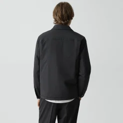 Button-Up Jacket in Motion Nylon