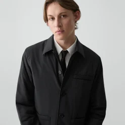 Button-Up Jacket in Motion Nylon