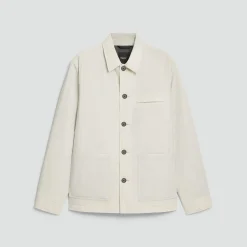 Button-Up Jacket in Motion Nylon