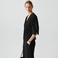 Button-Up Top in Good Linen