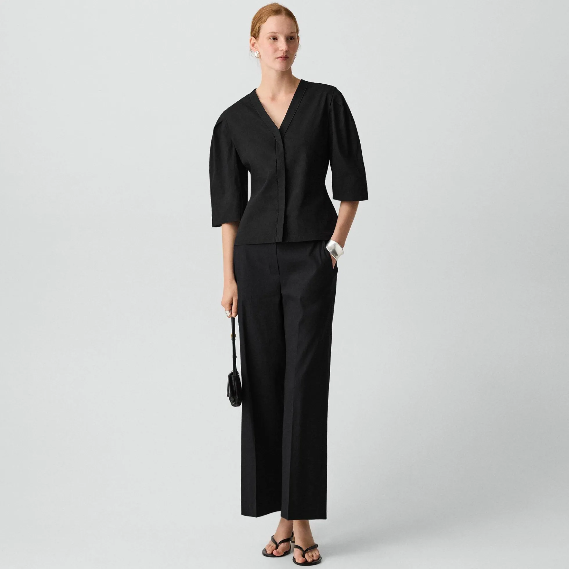 Button-Up Top in Good Linen