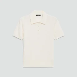 Cable-Knit Polo Shirt in Cashmere
