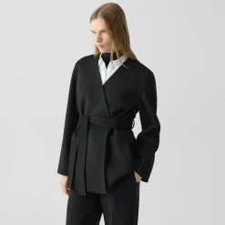 Cardigan Jacket in Double-Face Wool-Cashmere