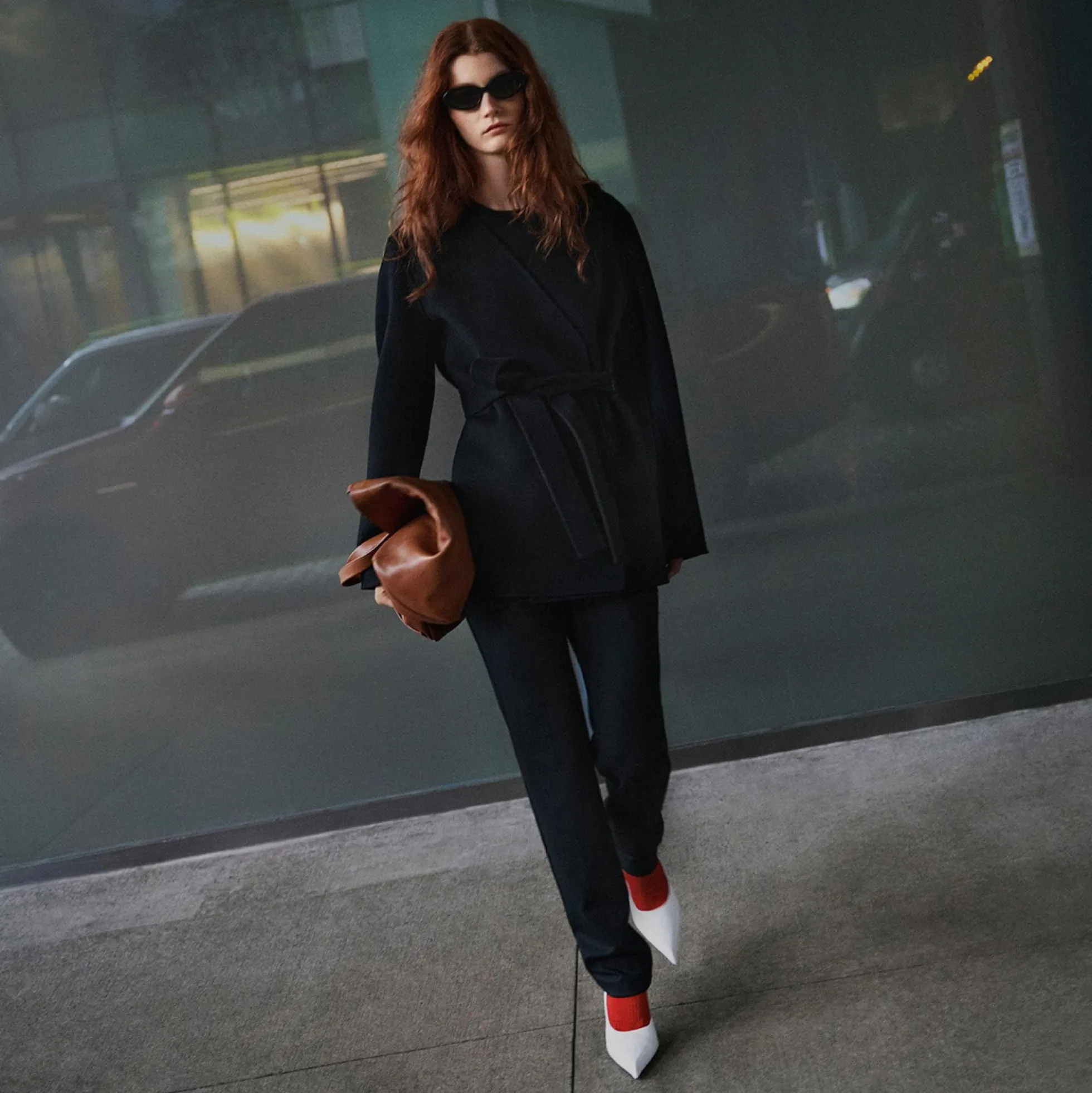 Cardigan Jacket in Double-Face Wool-Cashmere