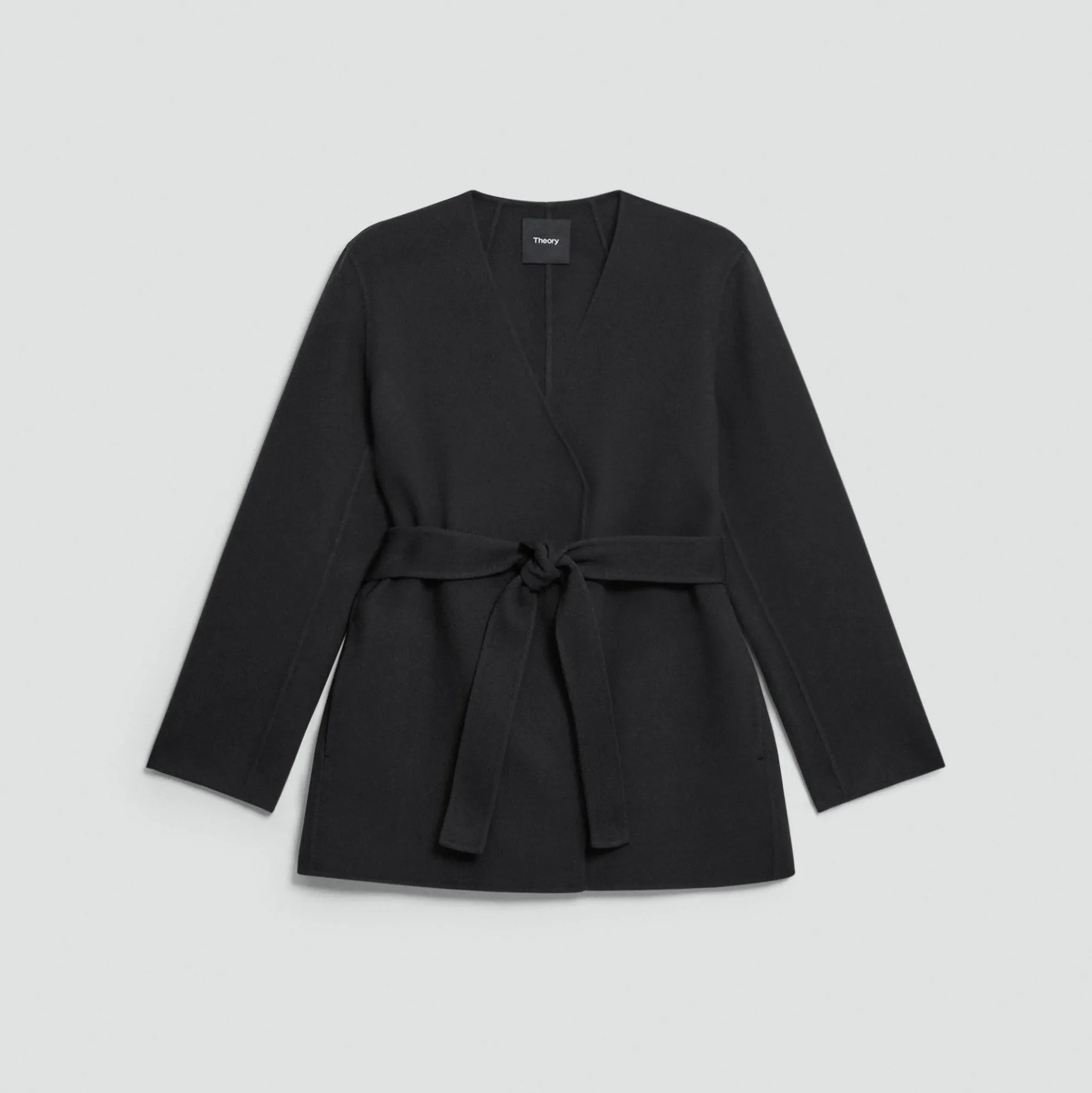 Cardigan Jacket in Double-Face Wool-Cashmere