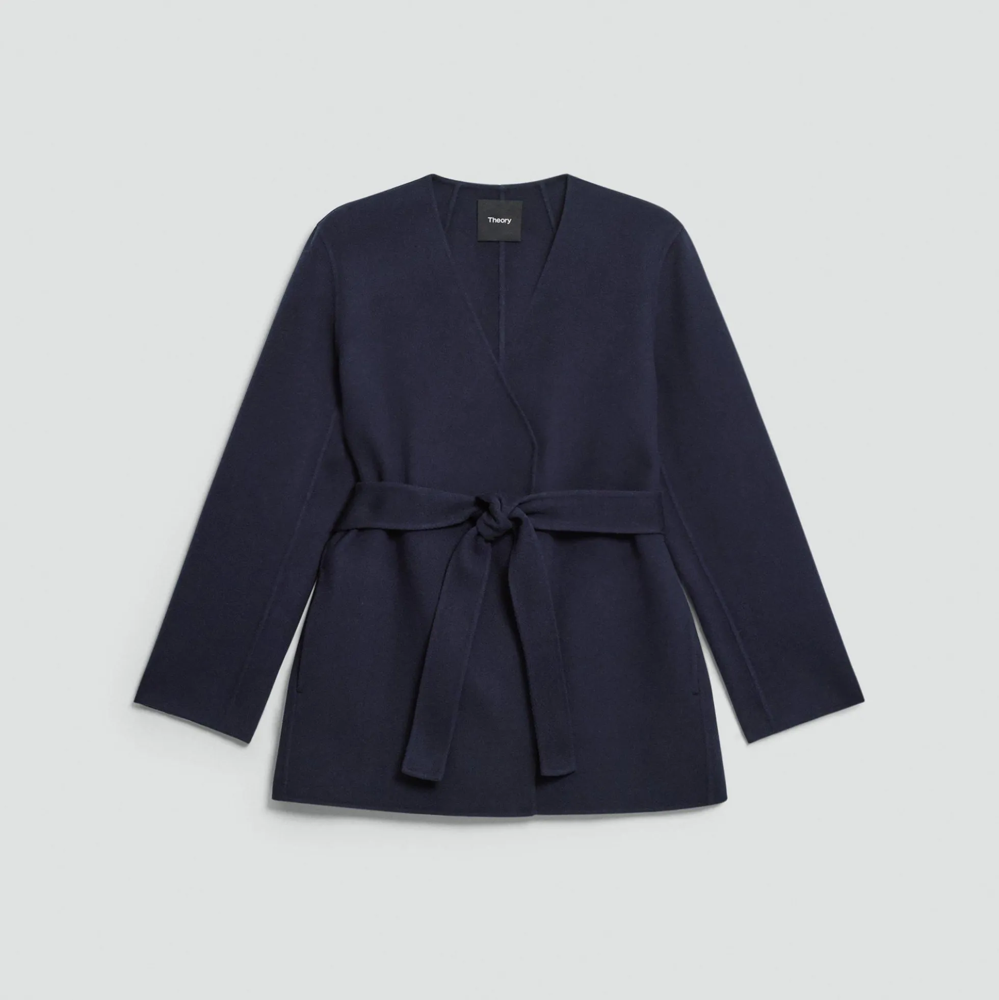 Cardigan Jacket in Double-Face Wool-Cashmere