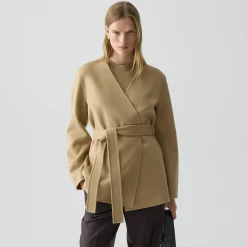 Cardigan Jacket in Double-Face Wool-Cashmere