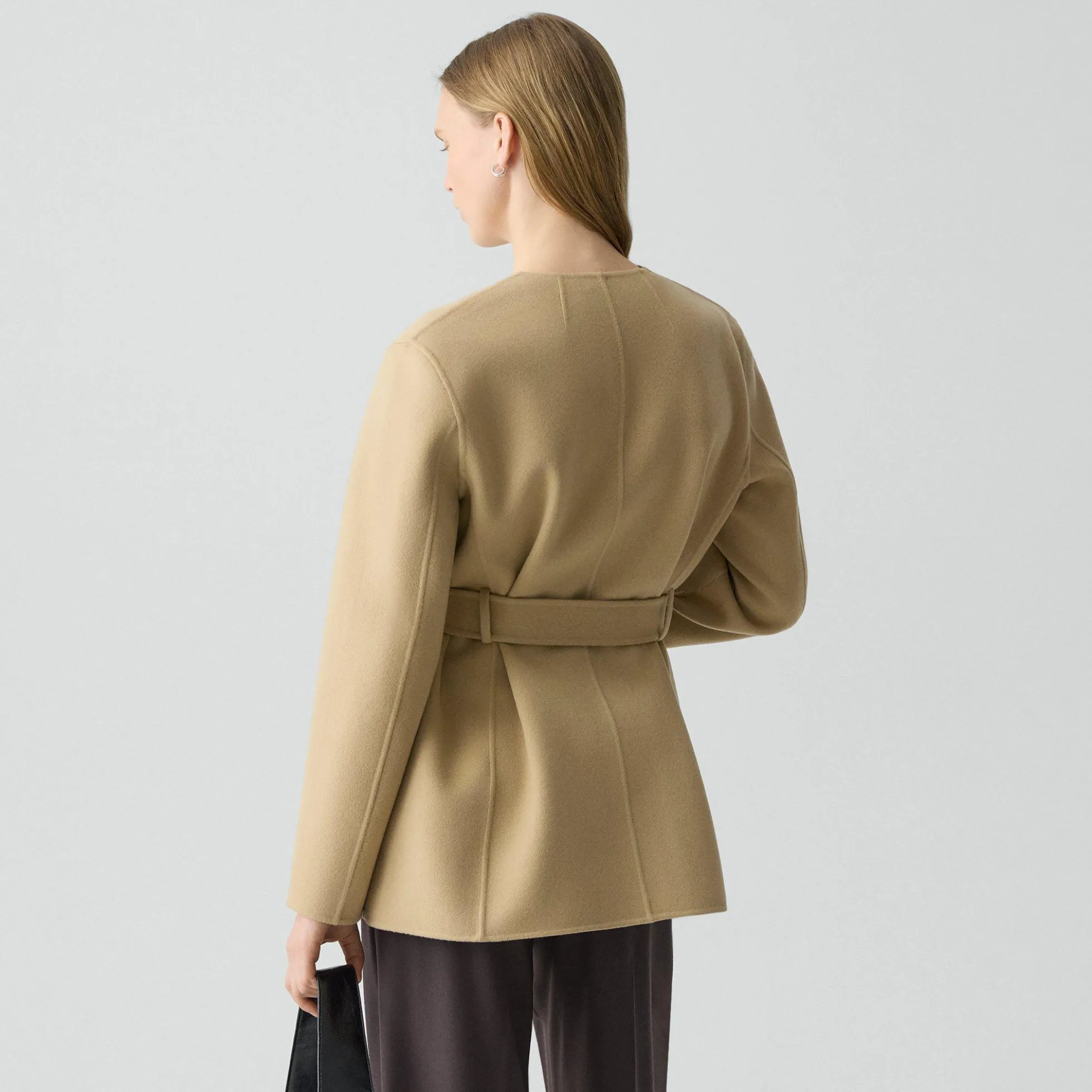 Cardigan Jacket in Double-Face Wool-Cashmere
