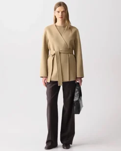 Cardigan Jacket in Double-Face Wool-Cashmere