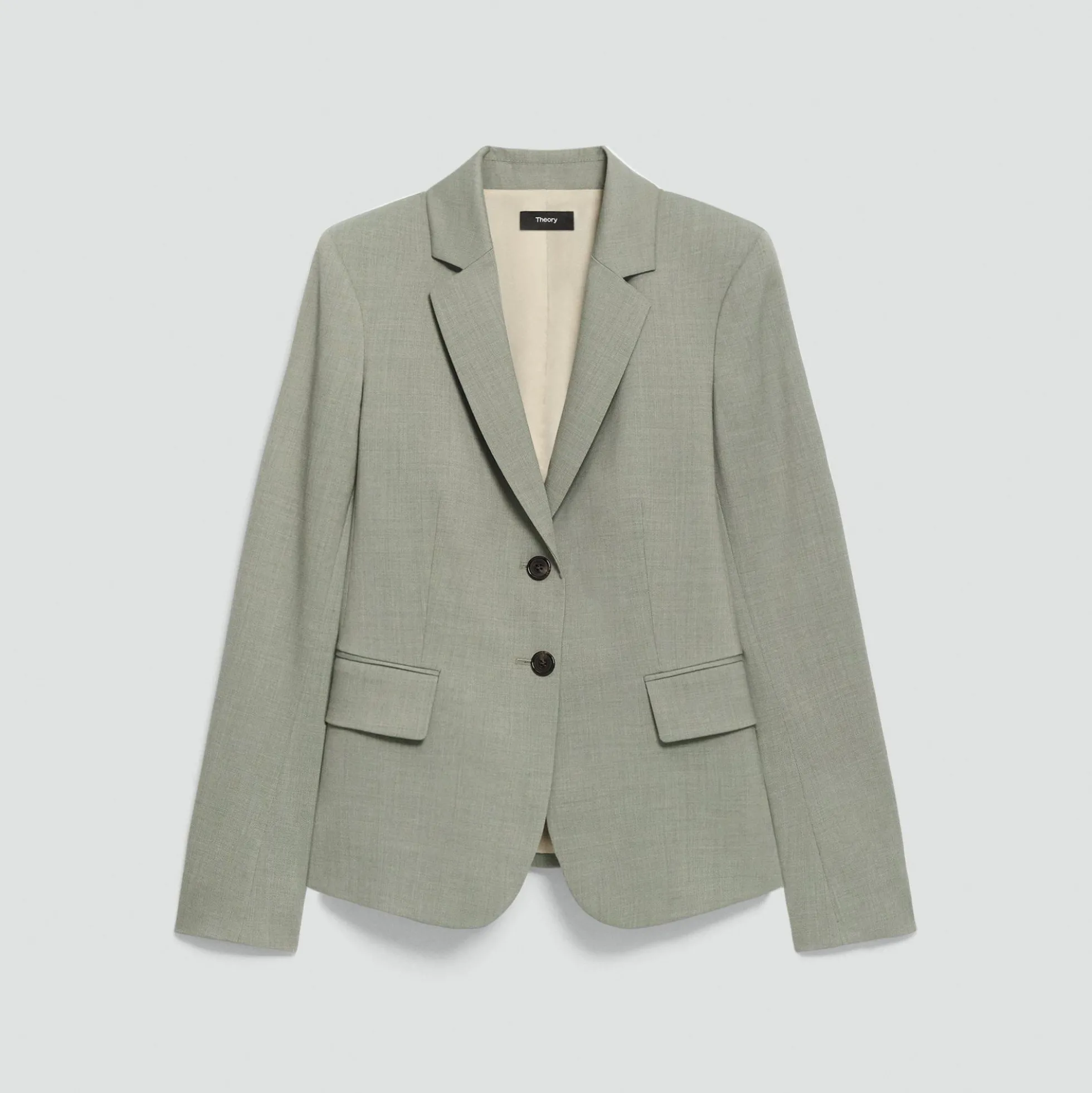 Carissa Blazer in Wool Gabardine