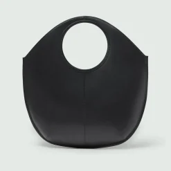 Circle Tote Bag in Leather