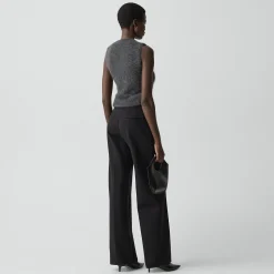 Classic Straight Pant in Knit Ponte
