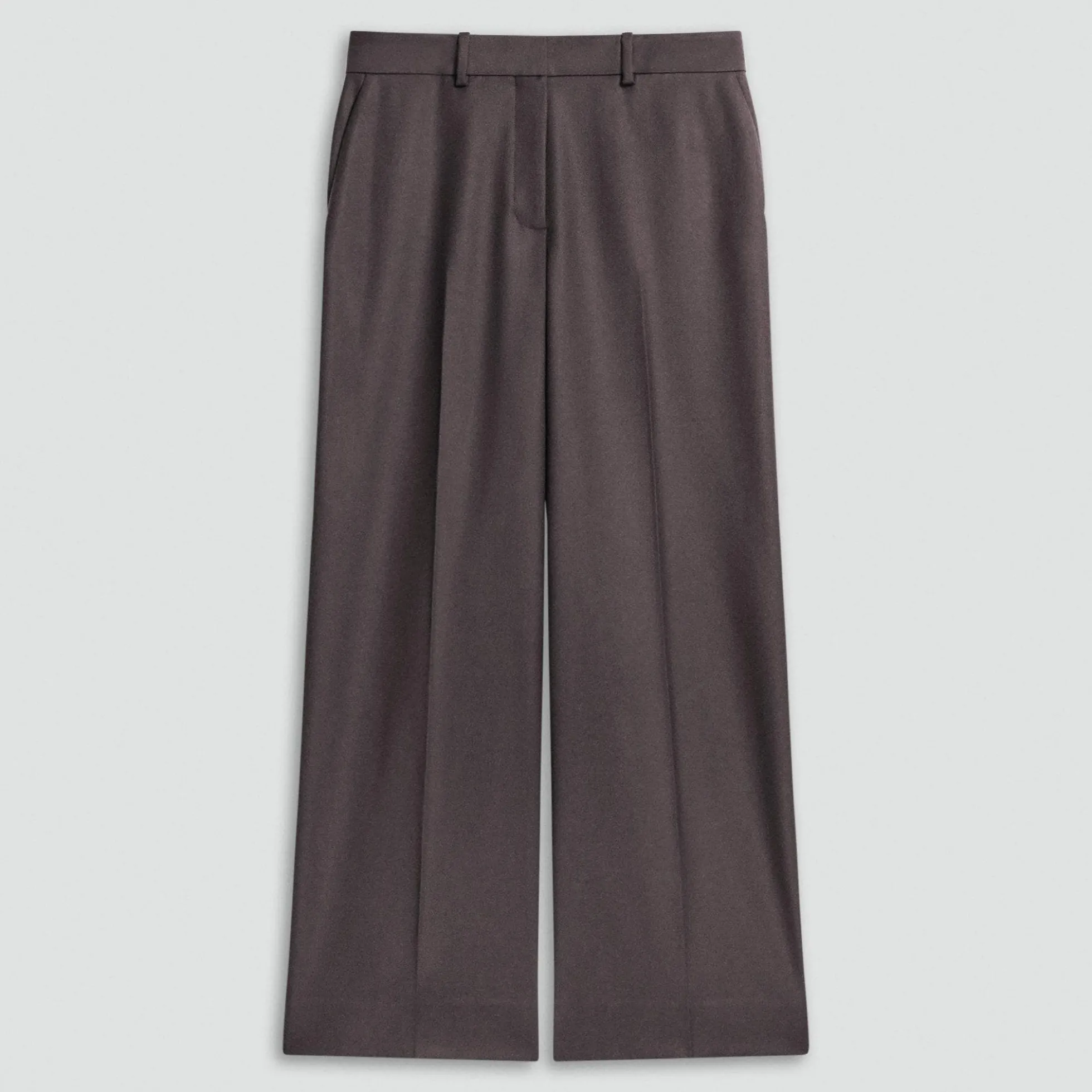 Classic Straight Pant in Sleek Flannel