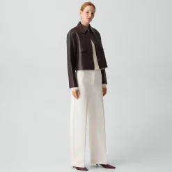 Classic Straight Pant in Knit Ponte