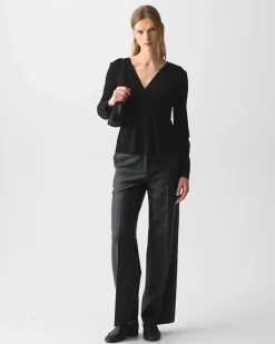 Classic Straight Pant in Sleek Flannel