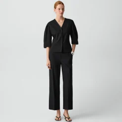 Classic Straight Pull-On Pant in Good Linen