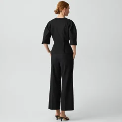 Classic Straight Pull-On Pant in Good Linen