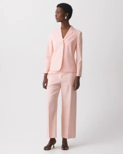 Classic Straight Pull-On Pant in Good Linen