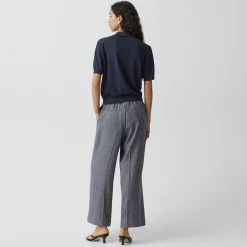 Classic Straight Pull-On Pant in Fluid Linen