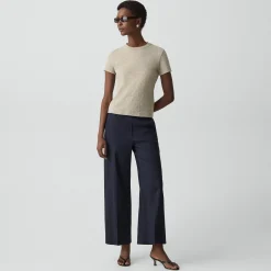 Classic Straight Pull-On Pant in Good Linen