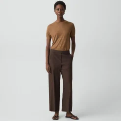 Classic Straight Pull-On Pant in Good Linen