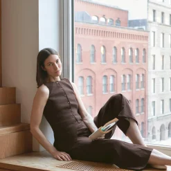 Classic Straight Pull-On Pant in Good Linen