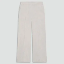 Classic Straight Pull-On Pant in Textured Linen