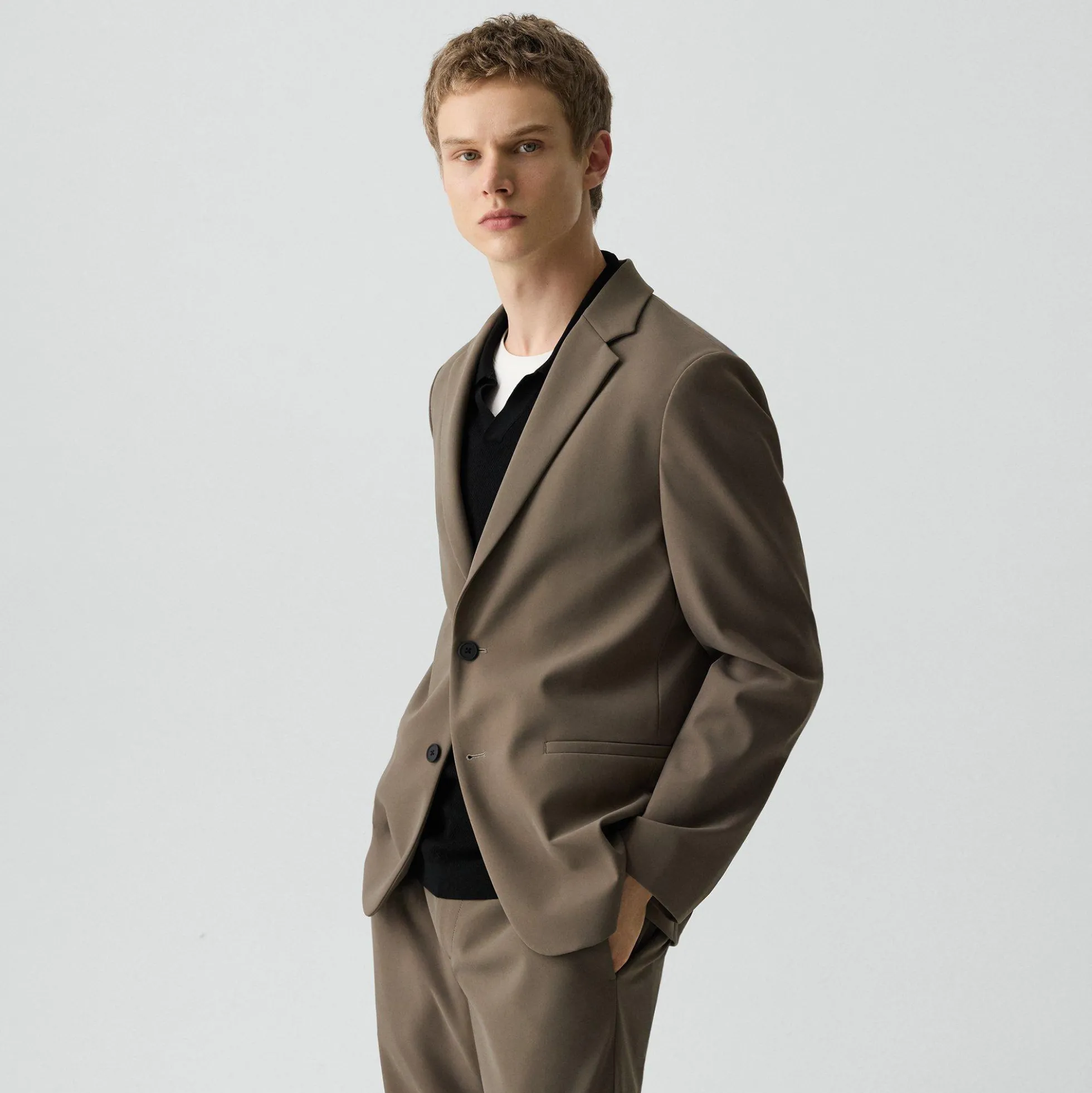Clinton Blazer in Precision Ponte