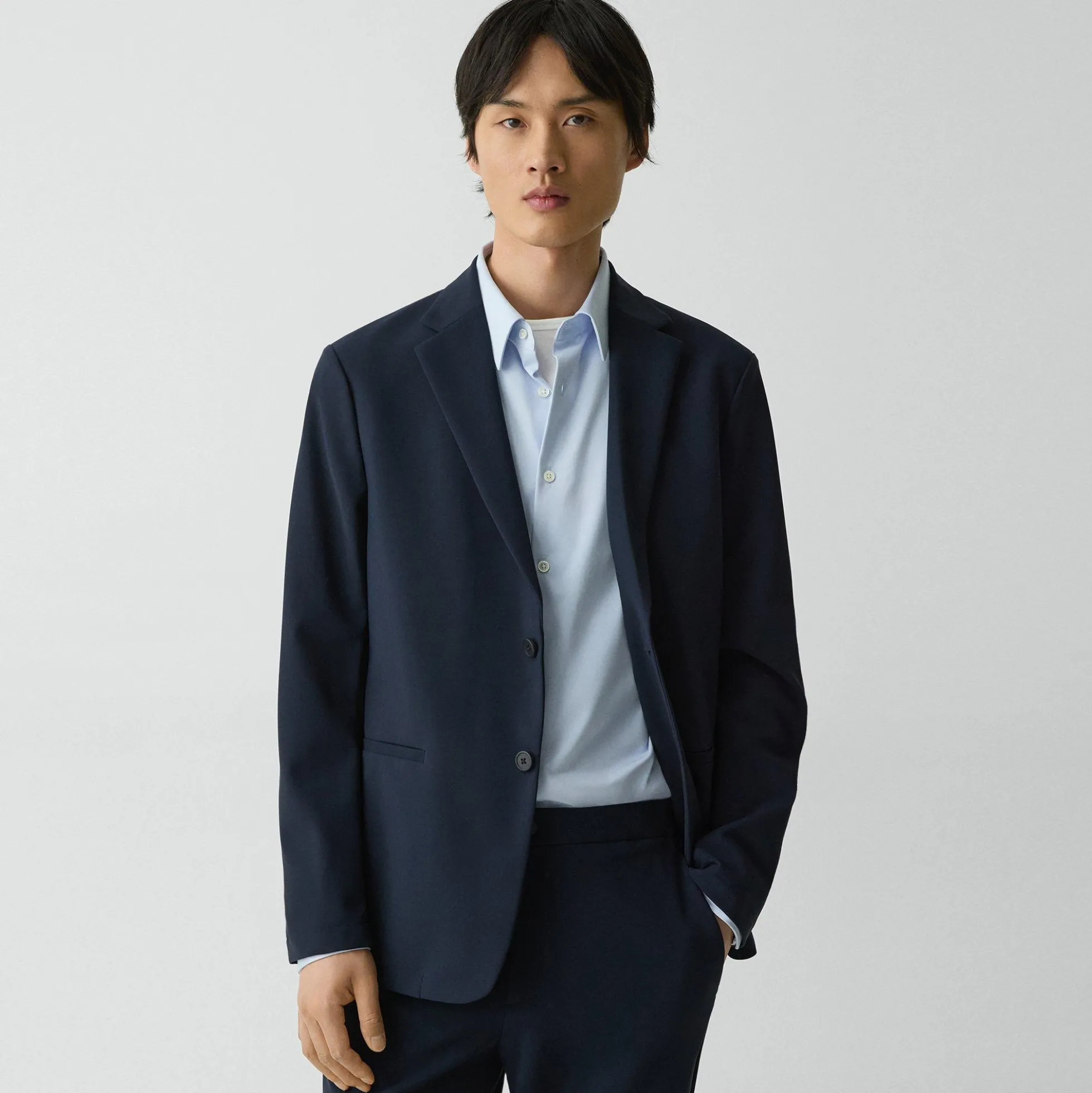 Clinton Blazer in Precision Ponte
