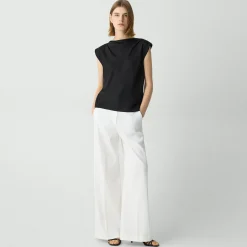 Cowl Neck Top in Silk Georgette