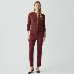Crewneck Cardigan in Cashmere