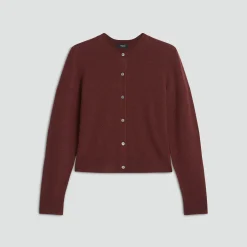 Crewneck Cardigan in Cashmere