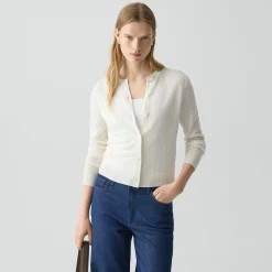 Crewneck Cardigan in Cashmere