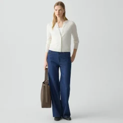 Crewneck Cardigan in Cashmere