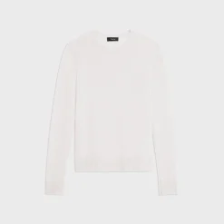 Crewneck Sweater in Feather Cashmere