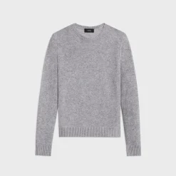 Crewneck Sweater in Feather Cashmere