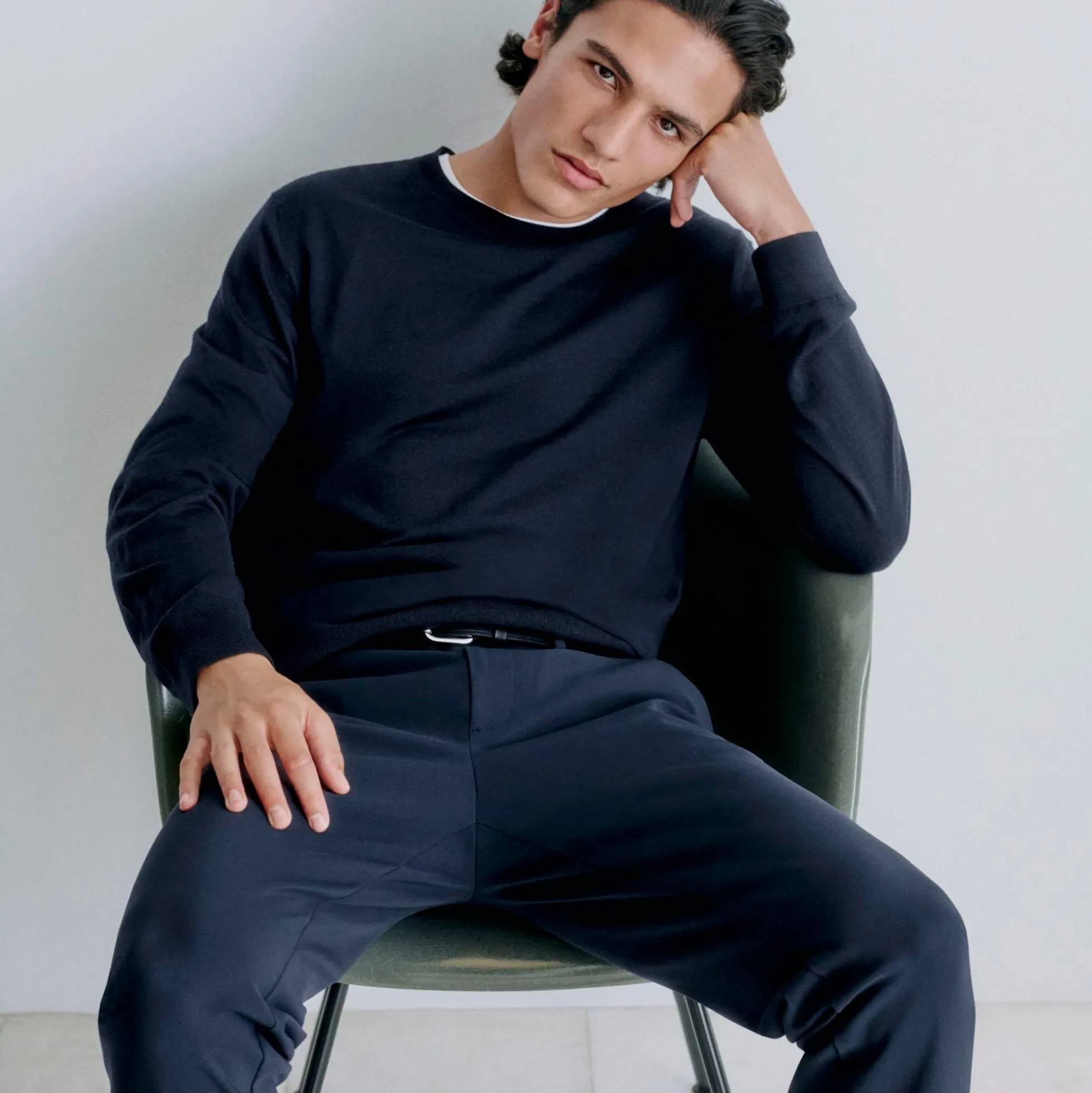 Crewneck Sweater in Regal Wool