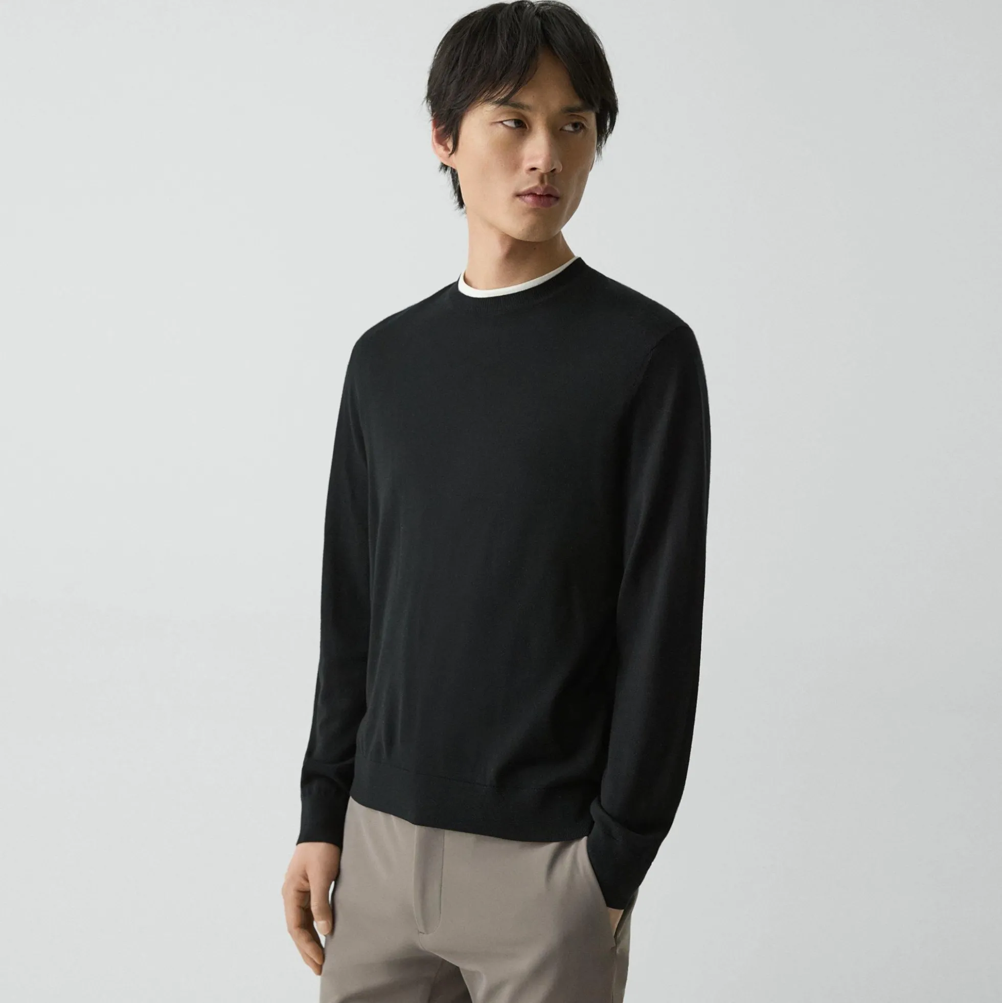 Crewneck Sweater in Regal Wool